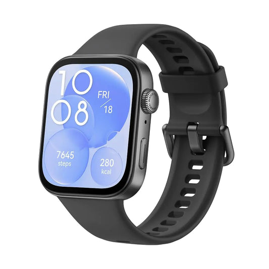 HUAWEI Watch FIT 3，1.82" AMOLED Display ，Ultra-Slim Design，All-Round Fitness Management，Comprehensive Health Managment，Durable Battery Life，Compatible with iOS & Android Black